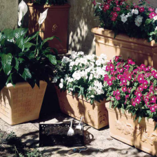 TERRA COLLECTION, flower box for the balcony and patio  CON FOGLIE 40. SOLD OUT! 